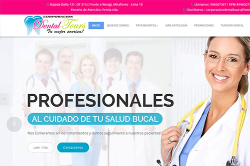 Corporación Dental Tours, Sistema Autoadministrable